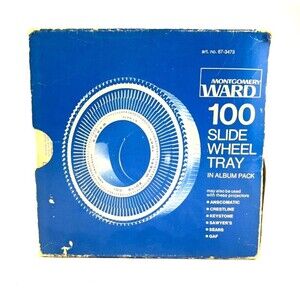 VITG Montgomery Ward 100 Slide Wheel Tray in Album Pack Projectors 67-3473